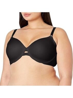 Warner's Women's Blissful Benefits Side Smoothing Wire Bra Black Various Sizes